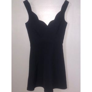 Dress with fun neckline